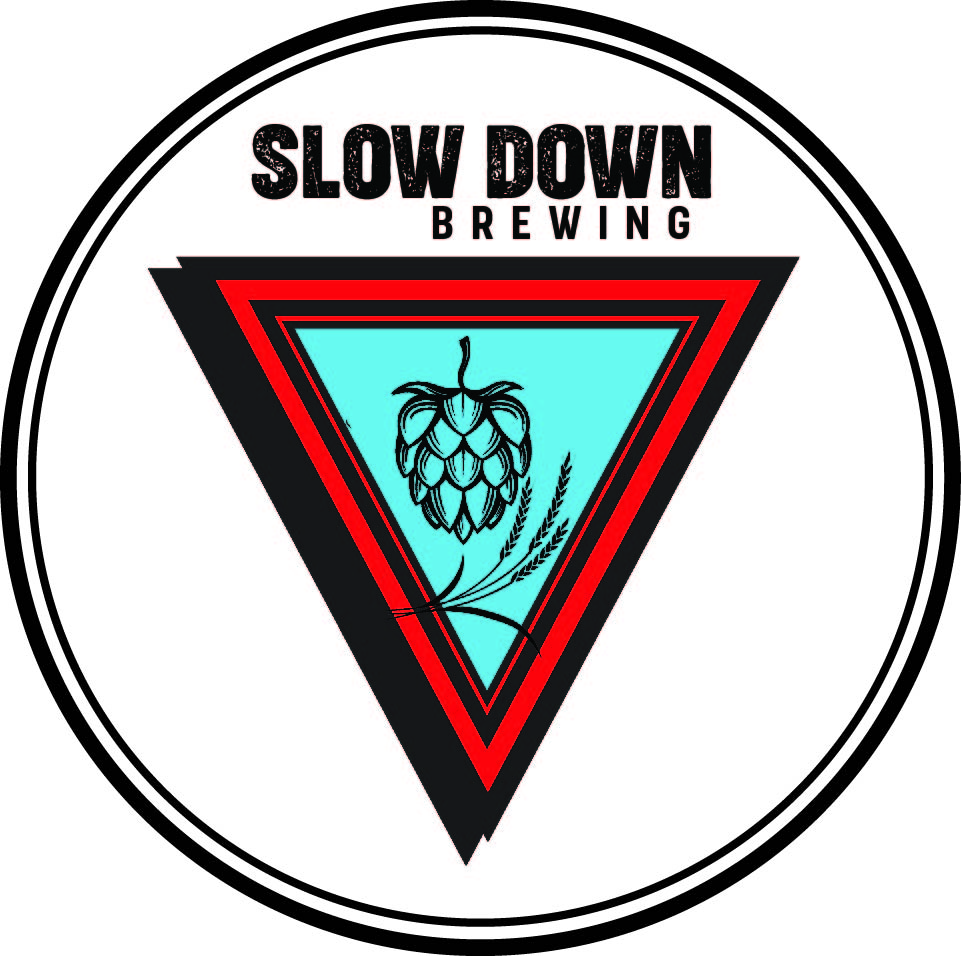 Slow Down Brewing logo, independent craft brewery in Greece.